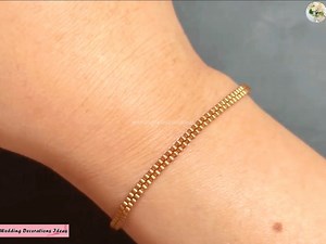 2.9K views · 112 reactions | HOW TO MAKE EASY PEYOTE WEAVE BRACELET TUTORIAL | Wedding Decoration Ideas | Facebook