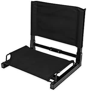 Lawn Chair USA Foldable Stadium Seat - Ultimate Comfort for Sports Enthusiasts! Portable, Cushioned Seating for Hard Stadiums - Enjoy The Game in Style!