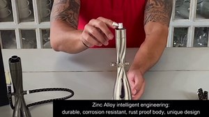 Portable Hookah Set with Everything (Platinum)