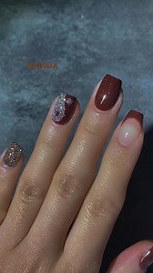 17K views · 148 reactions | Vintage Vibe Coppe Charm & Terra Rouge paired Taichi design ✨ hand-painted by base art and nude base natural nails french tip combo 隣#dippowdernails #frenchnails #glitternails #nudenails #newnails | Nagaia Nail | Facebook