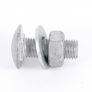 [Hot Item] HDG Carriage Bolt Hex Nut Flat Washer (DIN603   DIN934   DIN125A) Bolt Assembly