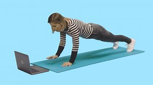 Anyone else feeling like this lately trying to juggle working from home and getting in their everyday fitness goals? What are your tips for building structure around your days? 💪💻 (CC plank-master Candace Cameron Bure) | StarKist