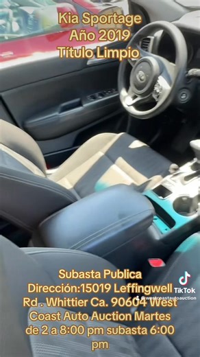 1K views · 17 reactions | Subasta Publica Dirección:15019 Leffingwell Rd . Whittier Ca. 90604 West Coast Auto Auction Martes de 2 a 8:00 pm subasta 6:00 pm | Westcoastautoauction | Facebook