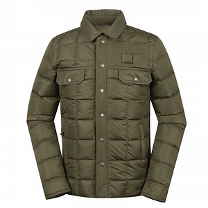 [Hot Item] Custom Winter Oversize Denim Bubble Down Jacket for Men