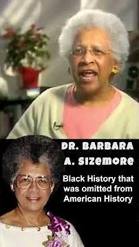 Barbara A. Sizemore exposes that real black history was omitted from American History