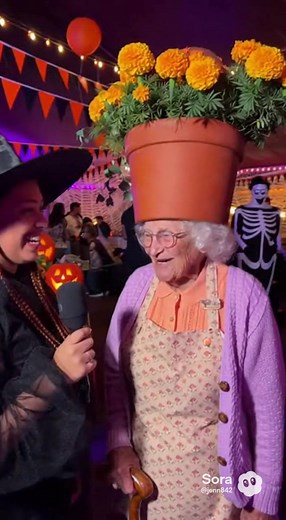 Halloween Costume Contest Winners #aigenerated #soraai #Sora2 #Sora #oldlady #halloweencostume #Halloween #cuteoldlady | Zero Filter Females