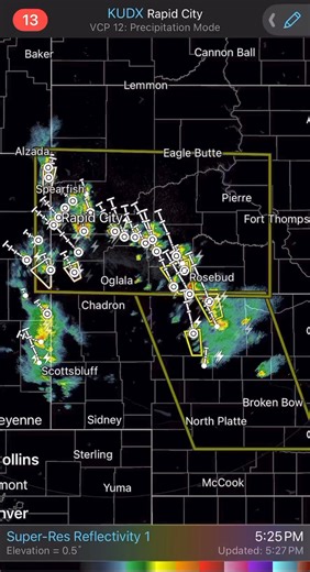 Should be an interesting night. | Pine Ridge Indian Reservation Weather Updates & Alerts Page