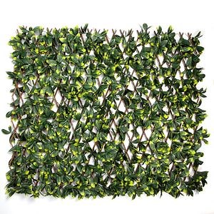 [Hot Item] High Quality European Panel PVC Garden Fence Decoration PVC Artificial Grass Fence