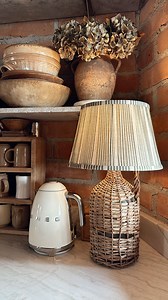 No electric needed, remote control, lightbulbs🙌 I’ve been wanting to turn this old demijohn into a lamp for a while and instead of drilling a hole in it, or having a cord showing out the top back, these lightbulbs are a win! I love it! Also, these are the most real looking faux hydrangeas I’ve ever seen 🤩 (I have the green color) Comment SHOP below to receive a DM with the link to this post on my LTK ⬇ https://liketk.it/5Szl8 | My Vintage Porch