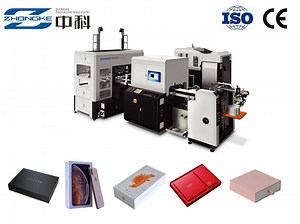 [Hot Item] Full Automatic Wallet Box Machine Rigid Box Making Machine (Zk-3525D)