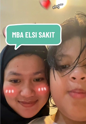 Mba elsi lagi sakit jadi aku coba hibur dia biar mau minum obat #noahsamuel #glamshinecosmetics