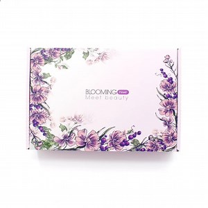 [Hot Item] FSC Recycled Printing Lavender Corrugated Cardboard Carton Mailer Box