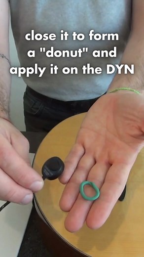 10K views · 63 reactions | #howto apply GREEN PUTTY to install DYN P48 contact microphones Music: "Light in Torraca" by Beppe Gambetta . . . #green #greenputty #dyn #contactmicrophone #acousticamplification #beppegambetta #madeinswitzerland #acousticguitar #installation #howdy #donuts | Schertler Acoustics Swiss Made | Facebook