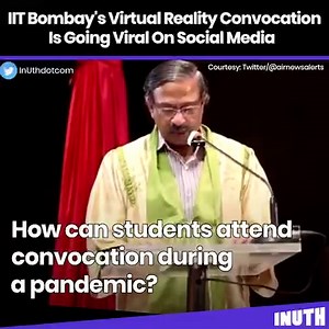 This convocation is one of its kind! #IITBombay | InUth