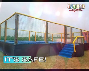 18 shares | A fantastic attraction for all children even adults to excess energy. Fully surrounded by safety netting with easy access door. Fits to small gathering to large events :) BOOK NOW. Call us for more information Whatsapp : 0509438020 Call : 042677789 #6BedTrampoline #Jumping #Bounce #SafetyFirst #Safe #DubaiEvents #Dubai #Trampoline #Schools #PrivateGathering #Universities #Events | Imagine Future Events | Facebook
