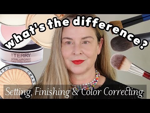 Setting, Finishing & Color Correcting Powders - A Guide for Mature Beginners - Application & Tools