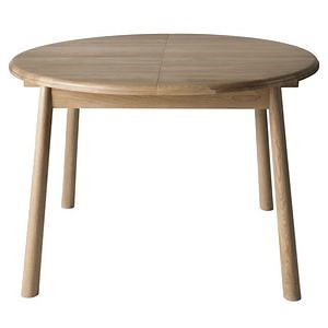 [Hot Item] Wholesale Nordic Solid Oak Round Extending Dining Table