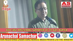 2.2K views · 15 reactions | #Speech of Nido Josh Apel during Mega Rally-cum-Mass joining programme of Er. Ajay Murtem NPP MLA Candidate for 25th ST Assembly Constituency. | ARUNACHAL SAMACHAR | Facebook
