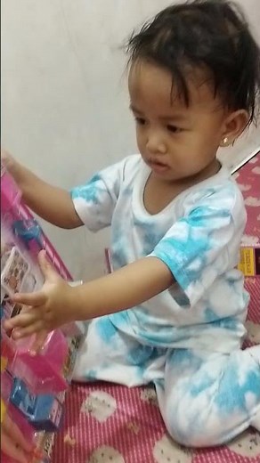 Unboxing mainan Barbie rumah rumahan mainan anak anak