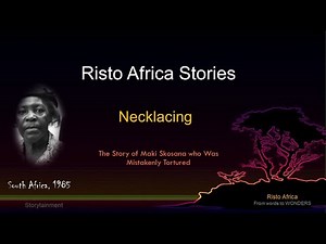 NECKLACING, South Africa.