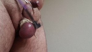 Riding crop on my balls Part 1