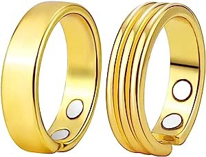 Lymphatic Drainage Ring, Lymphatic Drainage Therapeutic Magnetic Ring, Adjustable Opening Magnetic Ring for Lymphatic Drainage