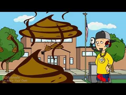 Caillou Poops on School.