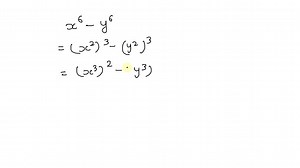 SOLVED:Solve. Explain how someone could construct a binomial that is both a difference of two cubes and a differ- ence of two squares.