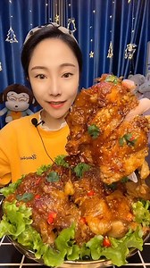 Eating yummy spicy mukbang pig fat pig thighs pig meat sausage guts hot dogs blood sausage pig meatballs pig guts pig stomach and raw shrimps. | Best Clips 1.3