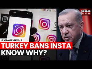 Turkey Bans Instagram | Turkey Blocks Instagram With No Explanation | World News | English News