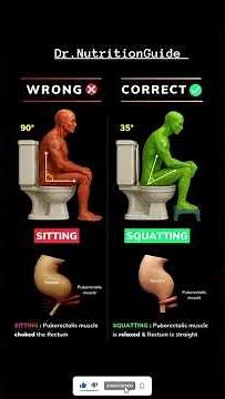 The Correct Way to Poop: Sitting vs Squatting Explained!