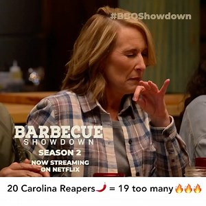 Too hot to handle! 🥵 🔥! Check out Barbecue Showdown on Netflix and get your BBQ on this weekend! 🔥 #bbq #bbqlife #bbqsauce #hotpeppers #chilihead #pitmaster #grillmaster #barbecue #barbq #bbqtime #bbqporn #meatporn #spicyfood | Melissa Cookston