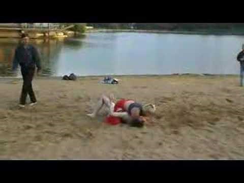 Judo on the beach