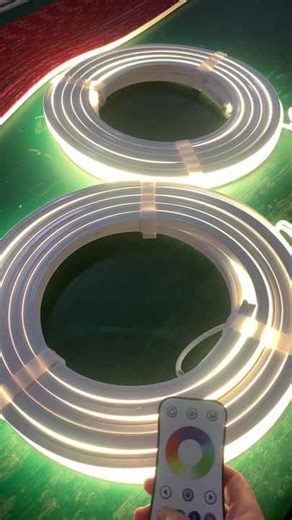 Neon Strip Light 24V 48V Outdoor IP67 Led Neon Lights Waterproof Dotless Vertical Bend Neon Lights