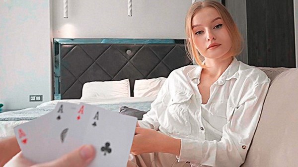 Step sister lost in a card game