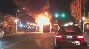 83-year-old B.C. man left homeless after fire consumes his RV