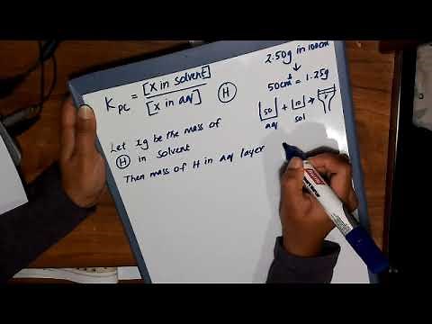 Partition coefficient calculation