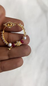 14 carat hallmark beautiful nose ring... Amazing pc... | Lavya jewels