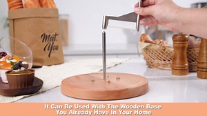 Homoyoyo Cheese Curler Wheel - Stainless Steel Cheese Shaver Butter Chocolate Shaver to Create Beautiful Rose Shaped Cuts Revealing Its Rich Flavor Blade Manual Handheld Grater Slicer (Slicer Only)