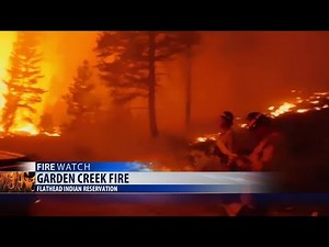 Garden Creek fire grows to 2K+ acres