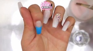 414K views · 10K reactions | ✨BABY BOOMER CON TIPS  VIDEO COMPLETO Y EXPLICADO EN:  헠헜 헖헔헡헔헟 헗험 헬헢헨헧헨헕험: Nailsbykaren ⬅️ | Nails By Karen | Facebook