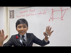 Writing a proof to prove a Quadrilateral is a rectangle