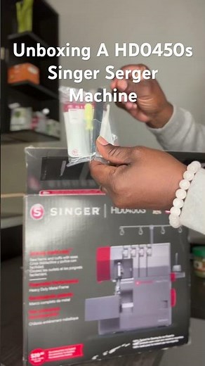 Unboxing A HD0450s Singer Serger Sewing Machine #singer #sewinghacks