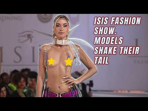 NUDE MODELS SHAKE THEIR TAIL | ISIS FASHION SHOW 2025