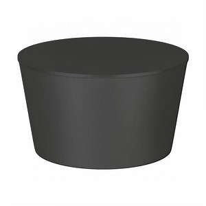 [Hot Item] 12mm Black No Hole EPDM Tube Plug Dustproof Plastic Tapered Rubber Stopper for PVC Pipe