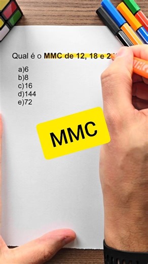 MMC #matematica #concurso #concurseiro #educacao | Profdombrauskas