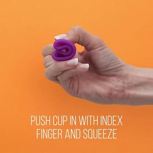 How to C-Fold a menstrual cup. The C-Fold, also called the U-Fold, is the simplest and fastest way to fold your menstrual cup. It’s good for those who already have a grasp on inserting their cups and just want to get it over with, potentially one-handed. The drawback of the C-Fold is that it can come open at the rim while inserting if you aren’t careful, which is why we recommend the punchdown fold for those brand new to cups. You can find our full how-to folding guide on YouTube or on our websi