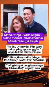 Masa Harga Janda Segitu', Ibunda Irma Dharmawangsa Patok Nominal Mahar Seharga Ginjal, Irfan Sebastian Urung Niat Buat Nikah? #fyp #viral #reelsfyp #paintings | Dessy Arisandi