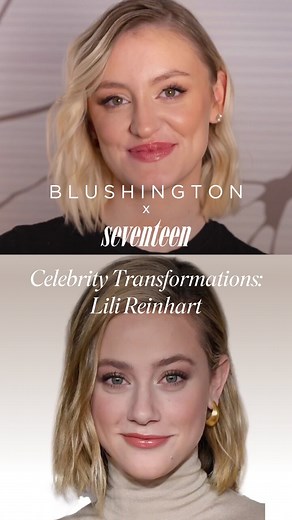 Our final #celebritytransformation! Check out our Lili Reinhart celeb transformation. Also, shout out to our amazing Pro Artists and @seventeen for making this series come to life. Talent: @carterelizabethmua Hair: @yourbeautyisbeyond Makeup: @emmaveeart #blushingtonxseventeen #seventeen #blushingtoncolumbuscircle #celebritylookalike | Blushington