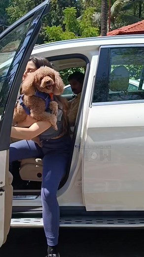 Giorgia Andriani with her cute dog 🐕🥰❤️ #giorgiaandriani | Bollywood Now